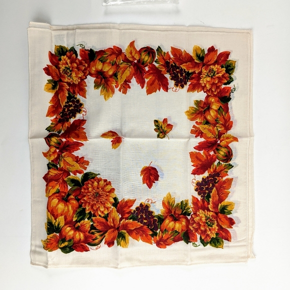 Bardwil linens Autumn garden napkins set of 4 - Picture 5 of 7